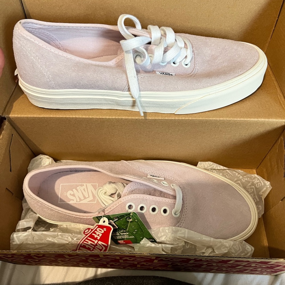 Vans Authentic Pig Suede Sneakers - lilac